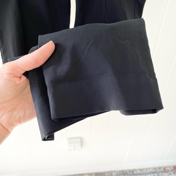 Eileen Fisher black tapered leg pants 35” waist, 30.5” inseam - Picture 6 of 13